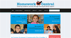 Desktop Screenshot of homework-central.org
